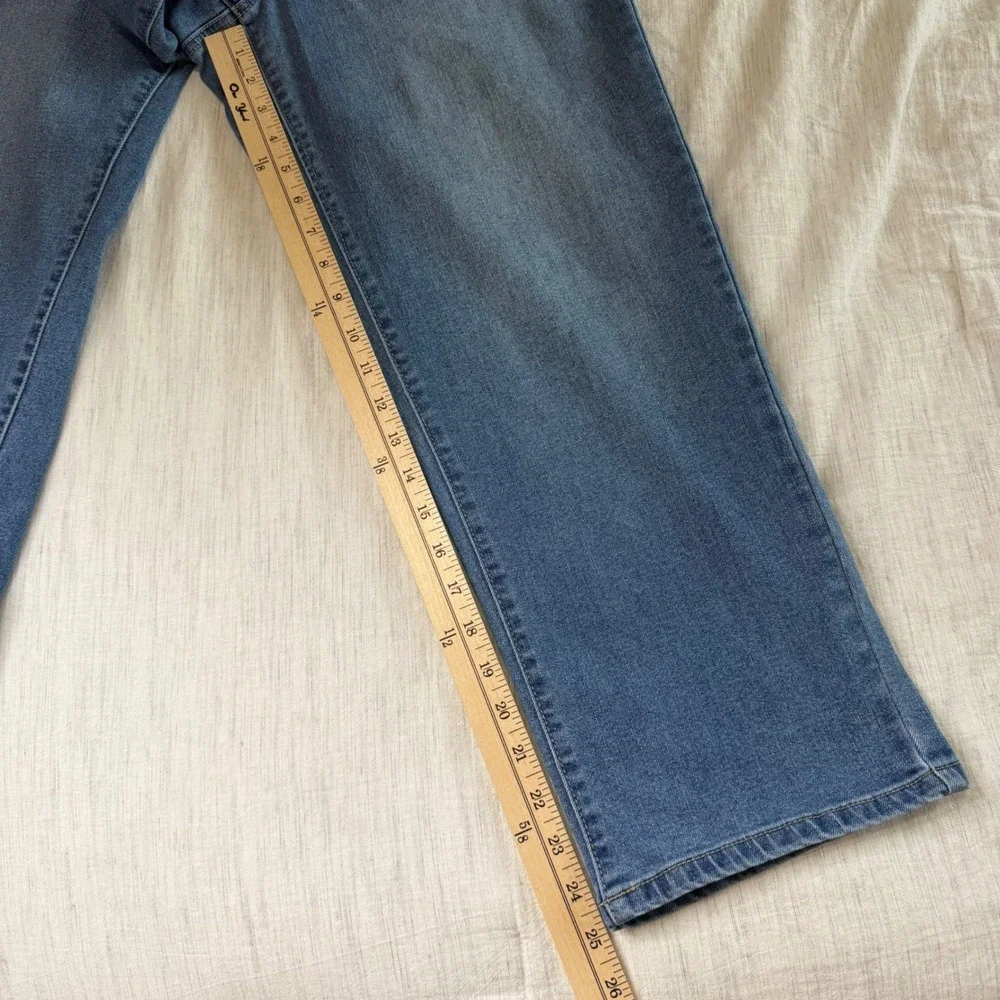 d.jeans New York Women 10 Blue Straight Leg Carpenter Style Denim Jeans